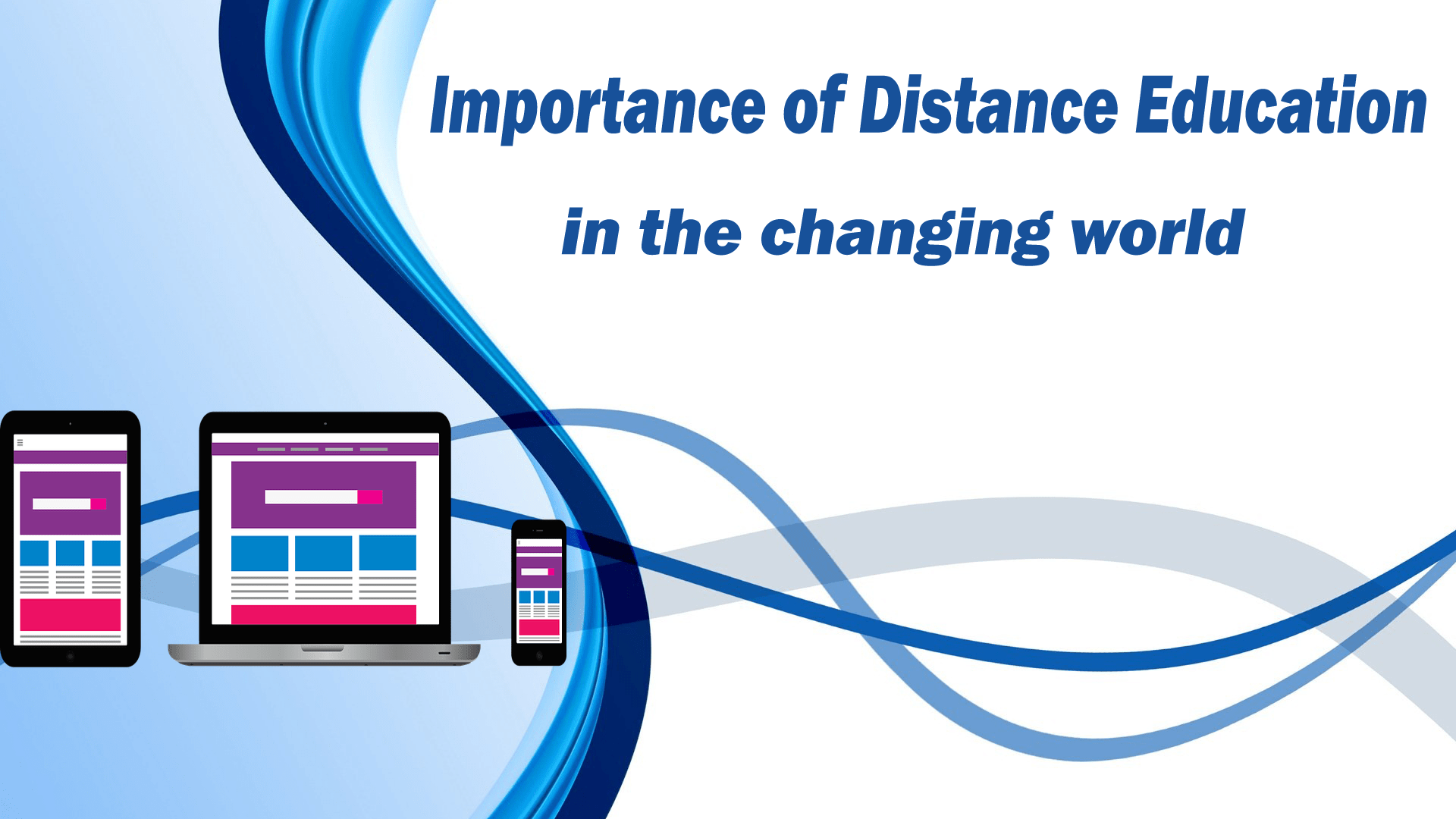 give meaning of distance education